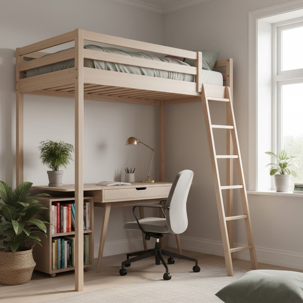 Dimensions d'un lit mezzanine avec mesures